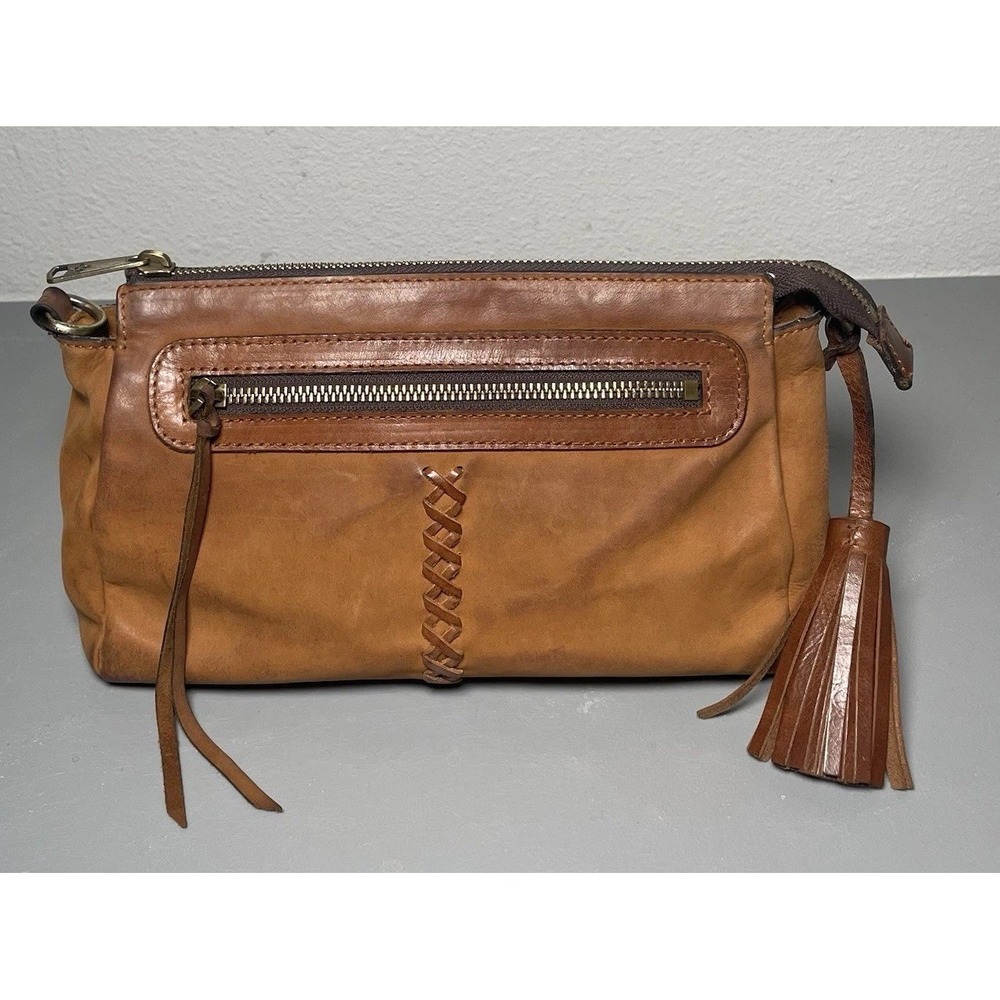 Vintage Patricia‎ Nash Women's Tan Leather Tassel Bag